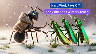The Diligent Ant: Andy's Winter Survival Story | Children Snuggle Stories | Work Hard ,Pays off