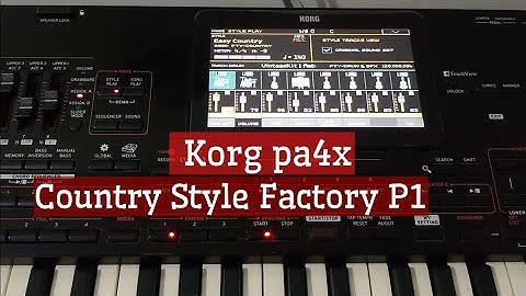 Korg pa4x - Country Styles - Live Record | Part 1