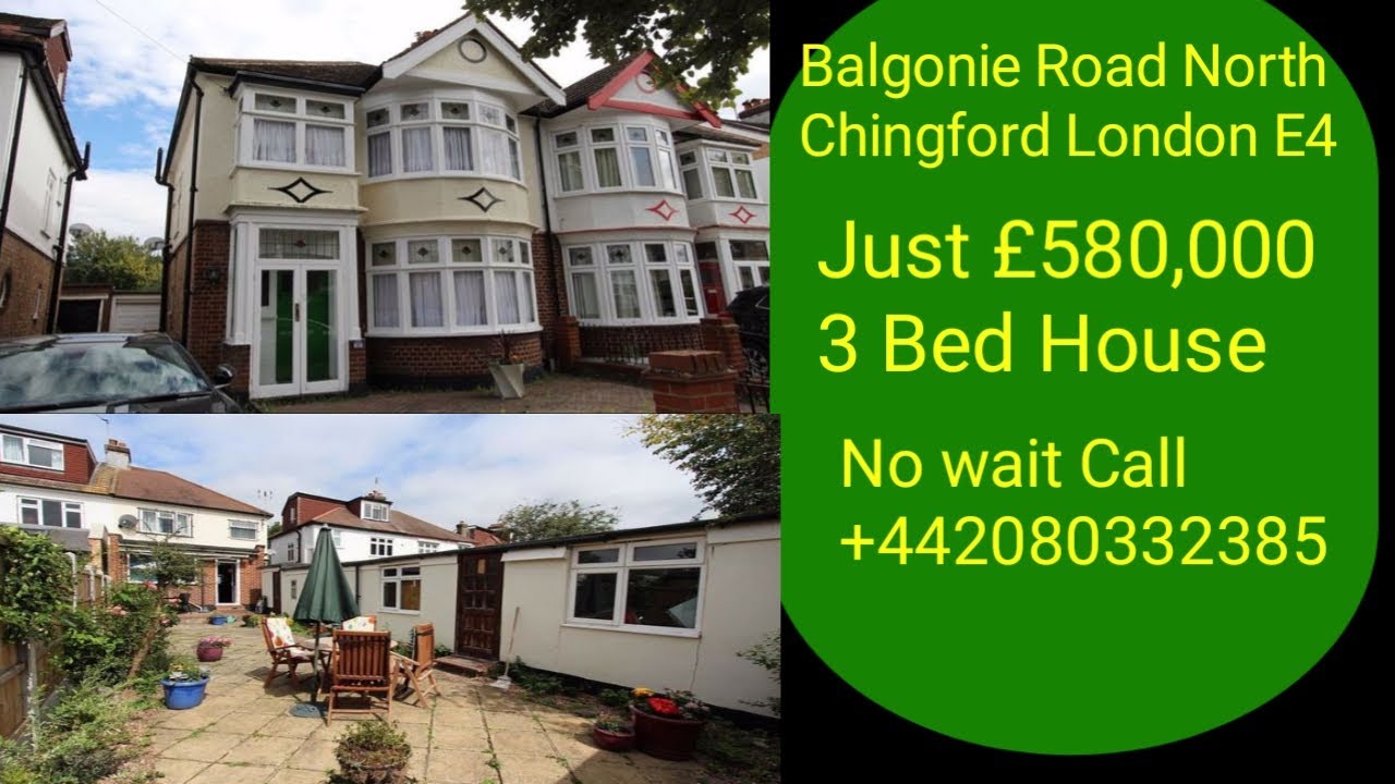 Balgonie Road, North Chingford, London E4 3 Bed SemiDetached House For