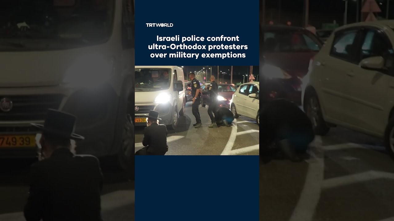 Israeli Police Confront Ultra Orthodox Protesters Over Military Exemptions