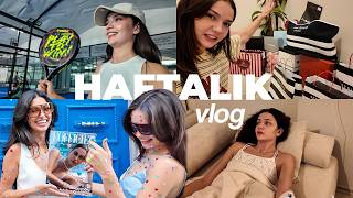FERİDE İLE BİR HAFTA VLOG...!!! kız kıza padel , arabamı çarptım , hasta oldum...