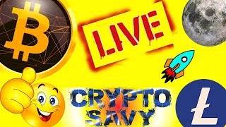 👀CRYPTO SAVY LIVE STREAM👀, bitcoin litecoin price prediction, analysis, news, trading