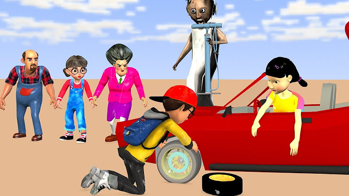 Scary Teacher 3D vs Squid Game Help The Squid Doll Fix The Car Tire Nice or Error 5 Times Challenge
