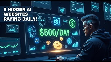Top 5 Hidden AI Websites Paying Daily in 2025 | Earn $500/Day Online