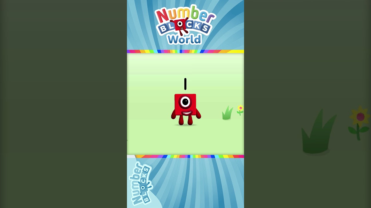 Numberblocks World - Meet Numberblock One and Learn How to Trace the Number 1 | BlueZoo Games
