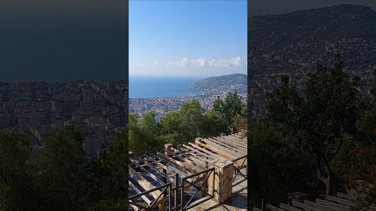 Город Аланья. Смотровая площадка. Облака в ряд, матрица?