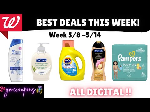 Best Walgreens Deals – ONLY DIGITAL COUPONS! (Week 5/8-5/14)