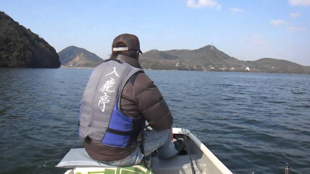 入鹿池＆エレキ モーターガイド ブルドッグ40lb - YouTube