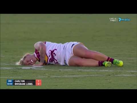 AFLW RND3 2018 Carlton vs Brisbane | Goals, behinds, highlights & team song
