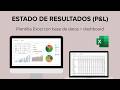 Plantilla Estado de Resultados en Excel (P&L) | Dashboard Automático + Tutorial Completo