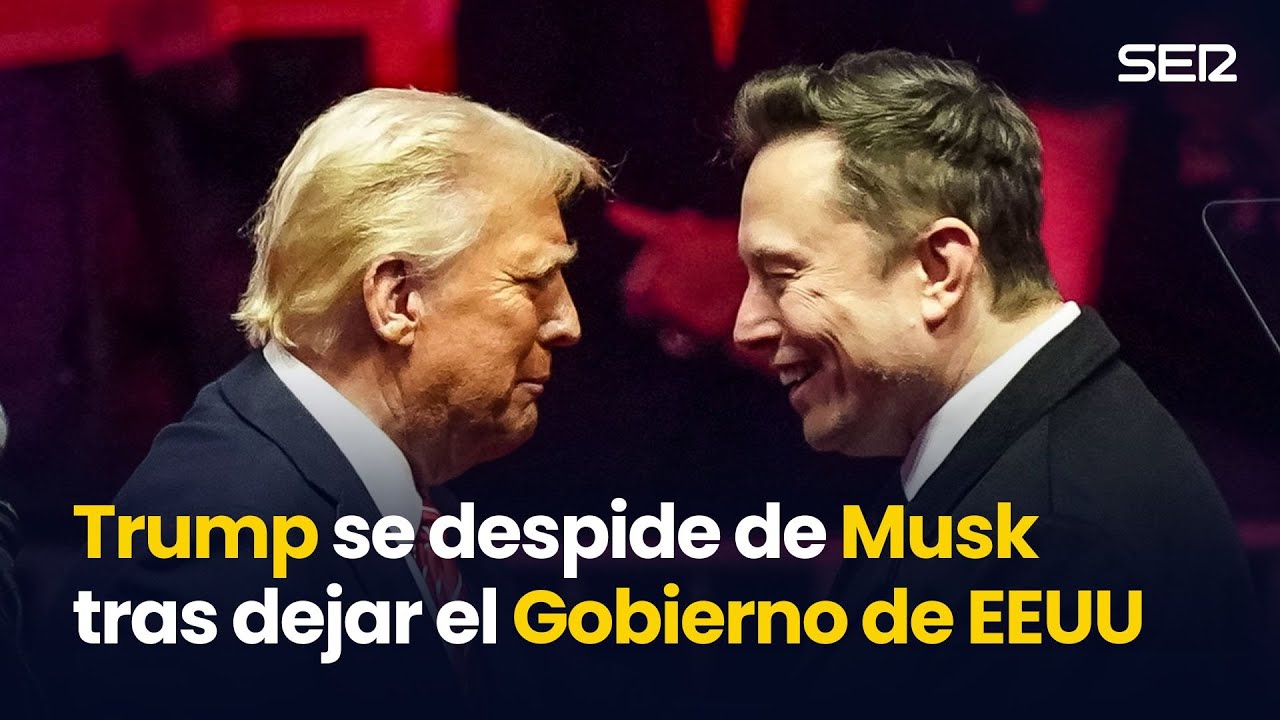 Trump se despide de Elon Musk en un acto desde el despacho oval de la ...