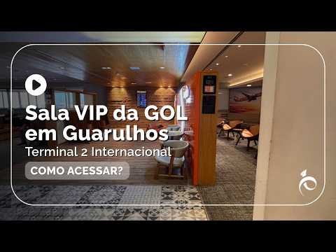Lounge GOL Smiles: conheça a sala VIP do Terminal 2 de Guarulhos.