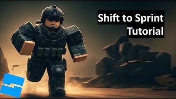 How to SHIFT to SPRINT in Roblox Studio | Tutorial