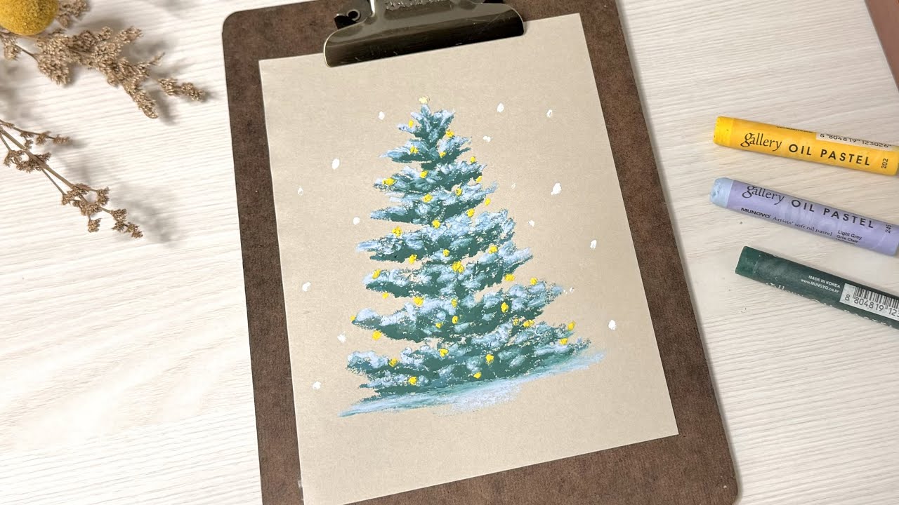 油彩画　Xmas tree 油彩画 Xmas tree ZXHYWYM Christmas Wall Art Prints Christmas