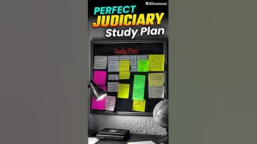 Judiciary Preparation Ka Perfect Study Schedule!  #judiciaryprepration