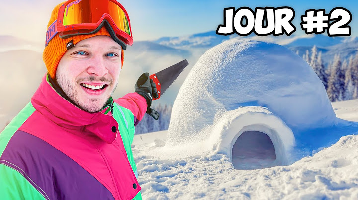 J'ai Passé 50H à CONSTRUIRE UN IGLOO !