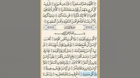 القرآن الكريم سورة القيامة كاملة محمد ايوب