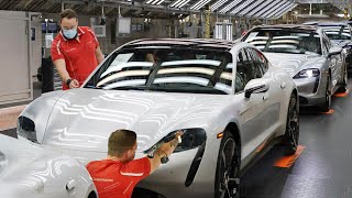 Inside German Best Factory: Electric Porsche Taycan Advanced Production Line