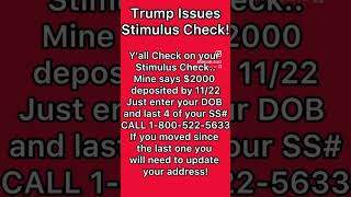 Trump Issues New Stimulus Package for 2025 #donkilam