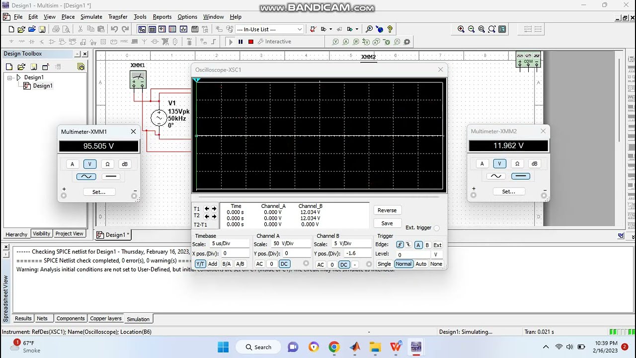 Ac To Dc Converter Multisim Live AC To DC Converter With Opamp