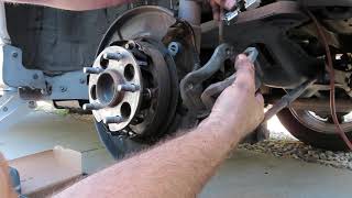 How to Change Lexus RX330 Rear Brake Pads & Rotors