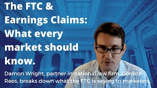 Conversation on new FTC notice regarding earnings claims