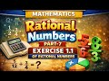 Class 8 Maths part 7Rational Numbers Questions | Exercise 1.1 Solutions | explanation in Hinglish 