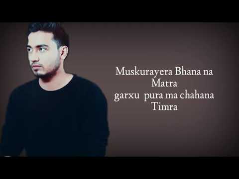 Sushant kc muskurayara song in lyrics