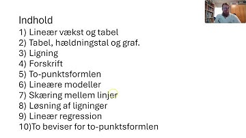Lineære Funktioner 0: Intro