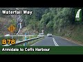 Driving the amazing waterfall way armidale to coffs harbour northern nsw 4k