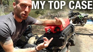 My Top Case Setup  Cheap and Easy DIY Luggage For Motorcycles