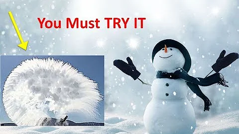 TRY IT | Boiling water evaporation in cold air!