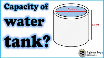 How to find capacity of water tank | water tank capacity in English