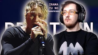 IRAMA ''TU NO'' - REACTION SANREMO - canzone da spirit