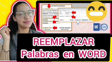 🛑Cómo reemplazar VARIAS PALABRAS en WORD a la Vez | CÓMO REEMPLAZAR Palabras en WORD 🥊🥊
