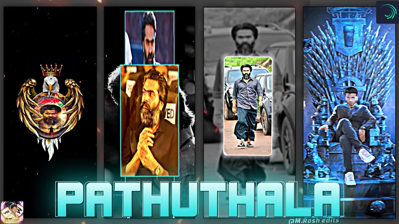 Pathu Insta pathu thala song trending insta reel video editing in alightmotion ...