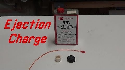 Homemade DIY Parachute & Nosecone Ejection Charge for Model Rockets