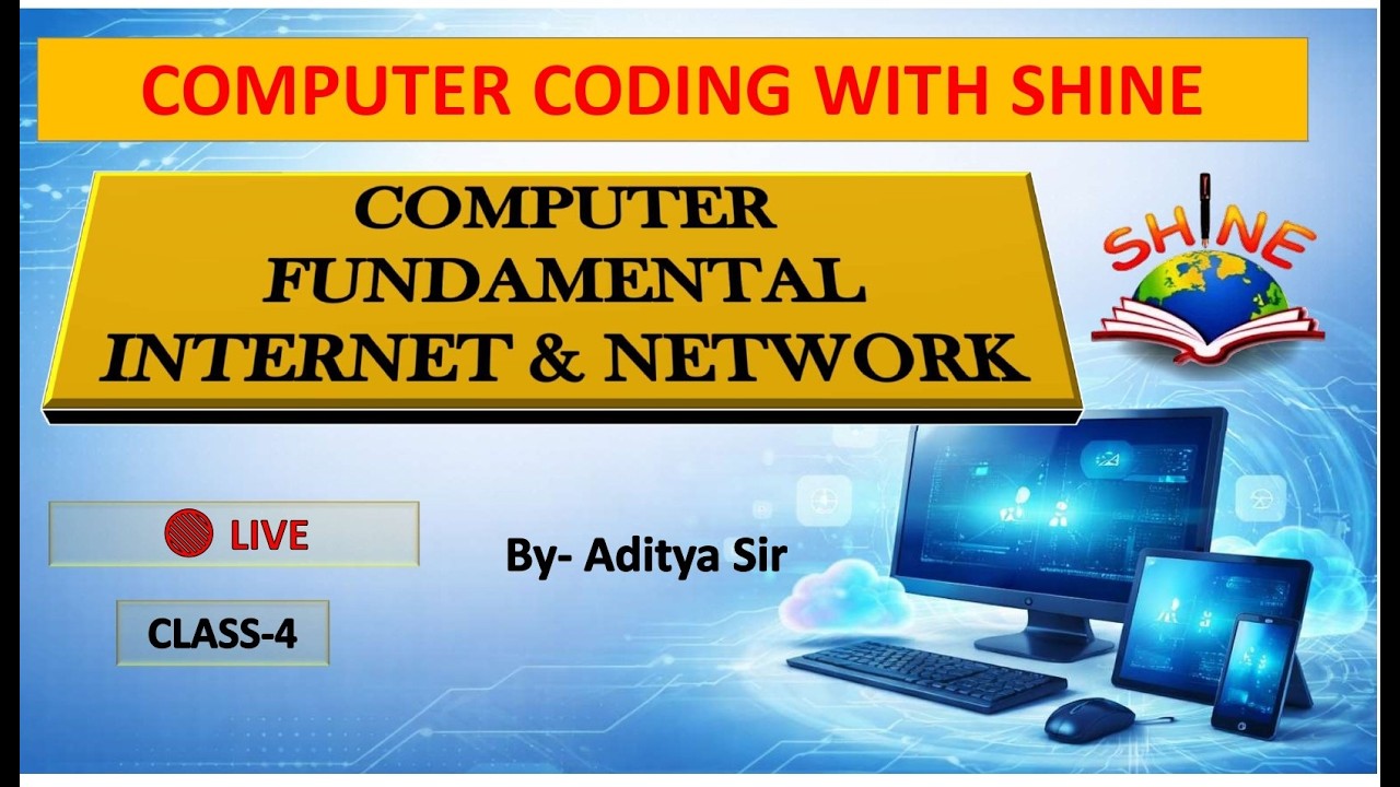 FUNDAMENTAL COMPUTER AND INTERNET , NETWORK || BASIC QUESTIONS OF COMPUTER || CLASS-4 ||🔥🔥