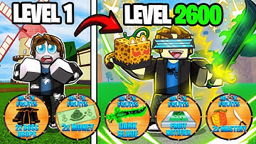 NOOB To MAX Level With Only GAMEPASSES in Blox Fruits