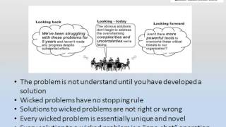 Characteristics of a Wicked Problem