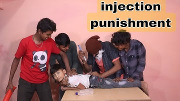 Bottle flip hand stand fun injection punishment | Sui wala injection funny video | injection wala