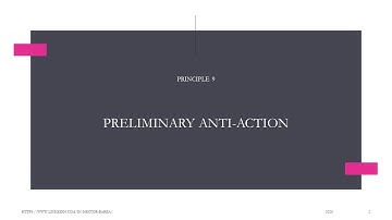 TRIZ Inventive Principle 9 Preliminary anti action