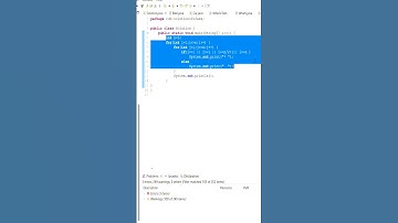 E Shaped Pattern Program in Java #javapattern #learnwithme #coding