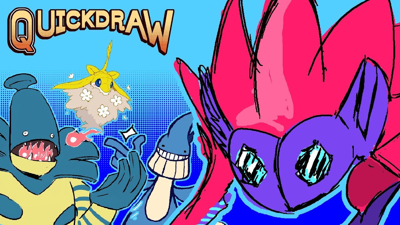 Drawing MORE Pokemon Fusions | Quickdraw