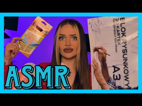 ASMR😴NAJGORSZA PORTRECISTKA CIĘ RYSUJE🤡