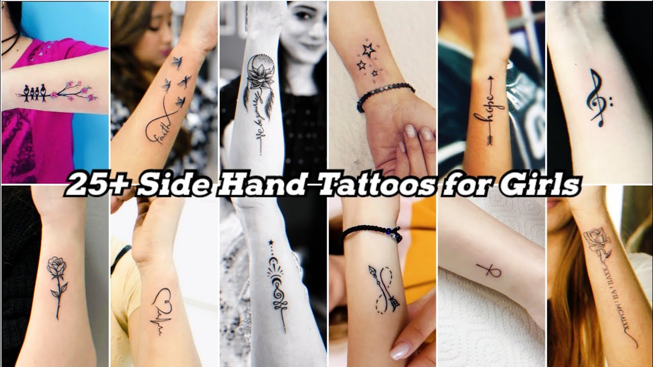 Simple Hand Tattoos For Girls  Beautiful Hand Tattoos For Womens  Tattoo  Designs  YouTube