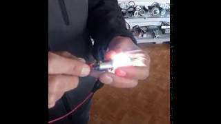 Focos Led Dos Polos Luz Fija Estrobo Stop Moto Nuevo