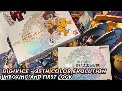 Digivice: 25th Color Evolution and DX Taichi Set Color Unboxing