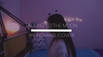 TALKING TO THE MOON - BRUNO MARS COVER BY AULIA (LIRIK VIDEO)
