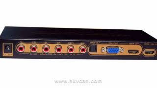 Vcando HDMI Digital Audio Decoder (HDMI TO HDMI VGA SPDIF 5.1CH HP)